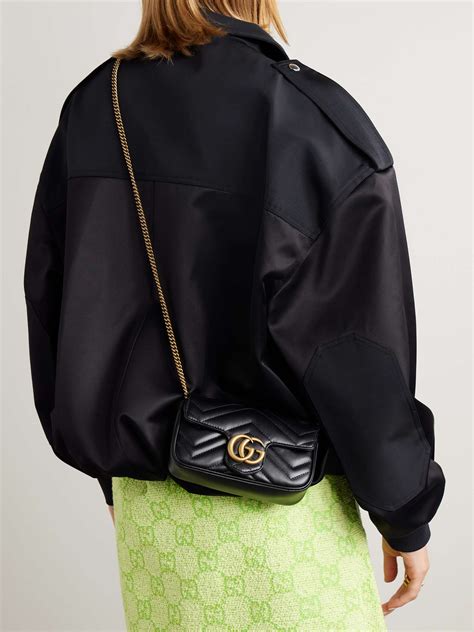 gucci marmont super mini size cm|Gucci Marmont mini quilted bag.